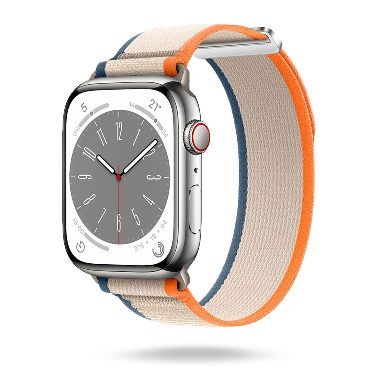ONEFLOW Nomad Strap Compatibile con Apple Watch Cinturino Outdoor in Tessuto Nylon Cinturino Sportivo con Chiusura Cinturino iWatch Bracciali Donna Uomo Sport