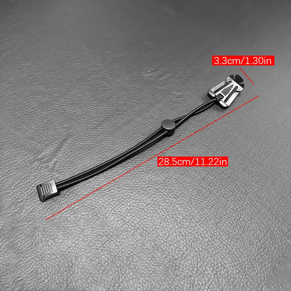 Clip per Torcia, Corda Elastica per Zaino, Fibbia di Fissaggio, Attrezzatura da Campeggio, Corda di Fissaggio per Bastoncini da Escursionismo, Fibbia Esterna