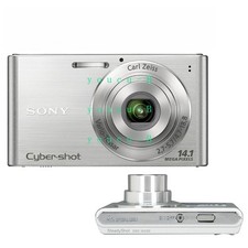 Sony DSC-W320 fotocamera digitale 14,1 MP 4x zoom ottico argento flash integrato