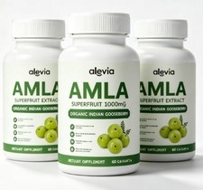 3 Confezioni Alevia Bio Amla 1000mg Uva spina indiana 180 capsuleR2