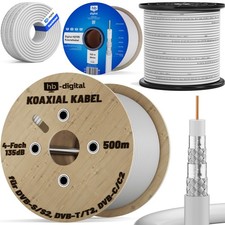 Cavo antenna cavo SAT 4 scomparti 135dB spina cavo coassiale 135 FULL HDTV 4K