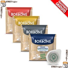 200 ASSAGGIO MIX CIALDE BORBONE FILTROCARTA ESE44 ROSSA BLU NERA ORO GRATIS