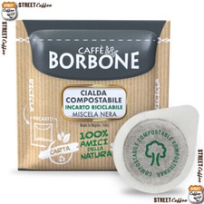600 Cialde in Carta Caffè Borbone ESE 44mm Miscela Nera Nero Filtrocarta