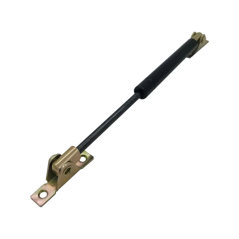 RXJE Parte ricambio per braccio supporto per finestra asta supporto nera con staffe montaggio, hardware per