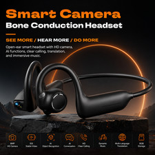 Cuffie AI Smart Camera con 8MP Registrazione HD Riconoscimento Immagini AI Esterno