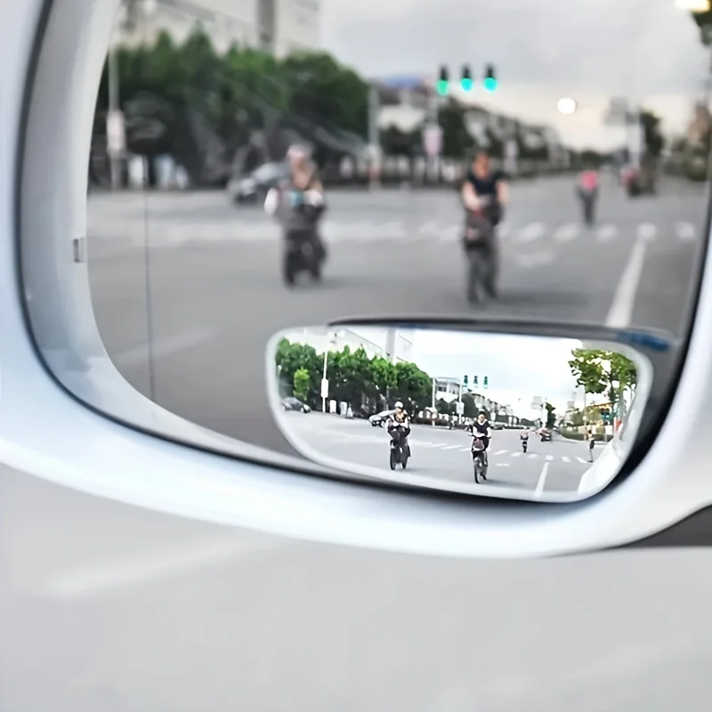 Specchietto per punto cieco per moto, convesso in vetro HD regolabile per moto, per specchietto retrovisore di parcheggio