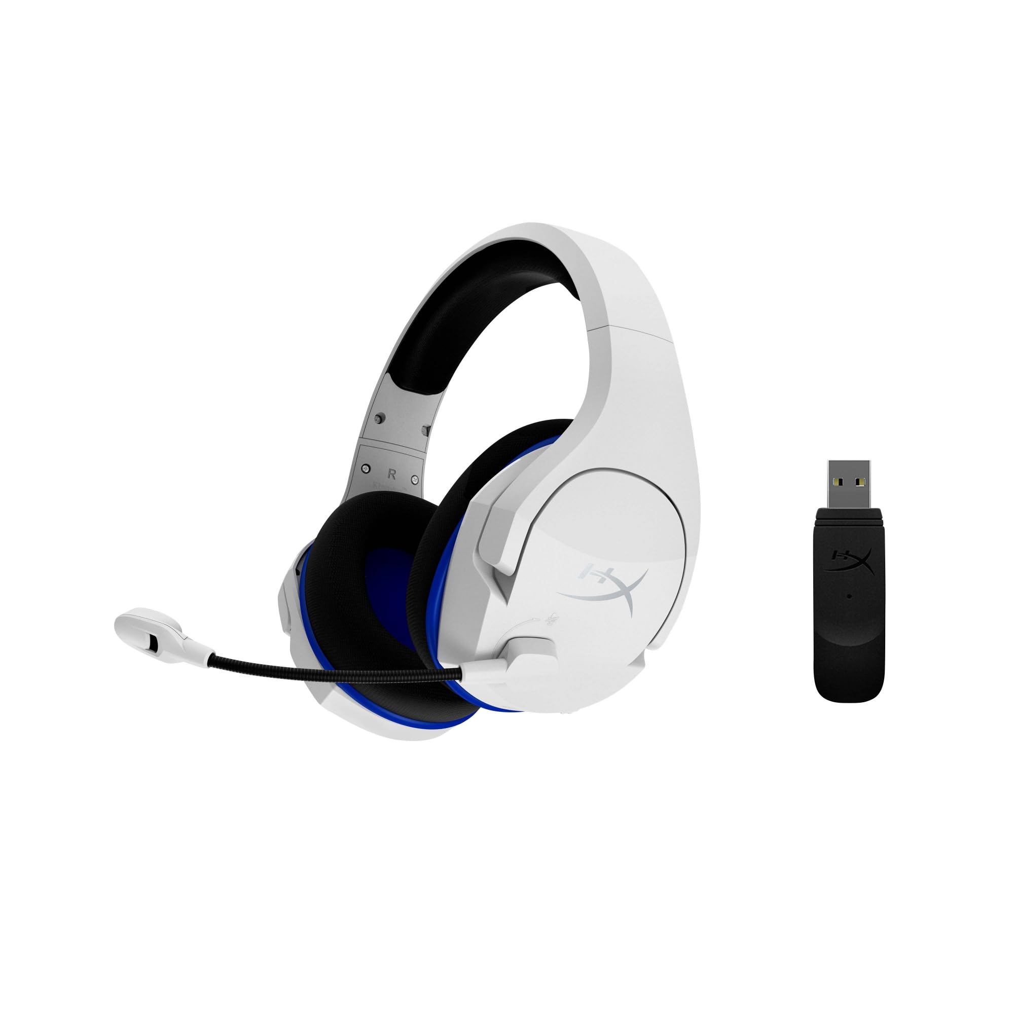 HyperX Stinger Core, Cuffie da Gaming senza Filo, Connessione a 2,4 GHz, Telaio in Acciaio, Cuscinetti in Memory Foam Rivestiti in Tessuto, Autonomia 17 Ore, Adatto per PC, PS4 e…