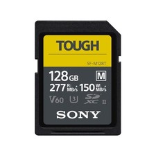 Scheda di memoria SD Sony 128 GB Tough SDXC UHS-II fino a 277 MB/s