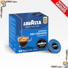 180 CIALDE CAPSULE CAFFE' LAVAZZA A MODO MIO MISCELA DEK CREMOSO 100 % ORIGINALI