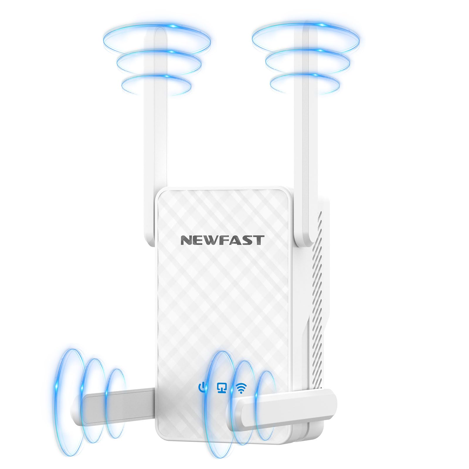 NEWFAST 3000Mbps Ripetitore WiFi Potente per Casa, WiFi6 WiFi Extender | Dual Band 2.4G/5GHz, 4 * 5dBi Antenne, Porta Gigabit Ethernet, WPS Funzione, Supporta Modalità Ripetitore/…