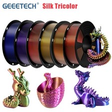 GEEETECH stampante 3D seta filamento PLA tricolore sfumato colore lucido PLA DE