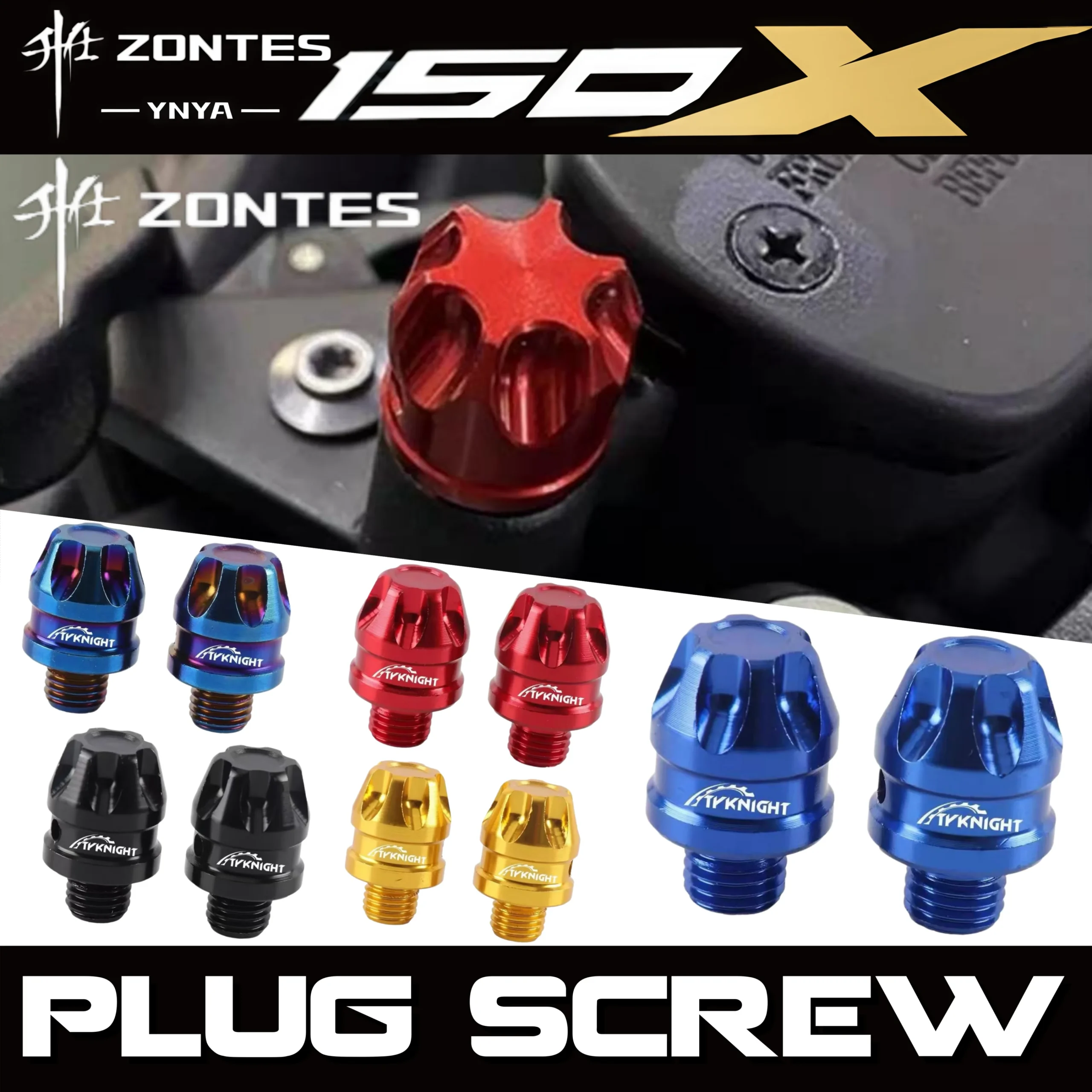 Per Zontes 150X — Supporti per Specchietti Retrovisori Modificati: Accessori Antiruggine, Impermeabili e Decorativi