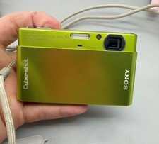 Sony Cybershot DSC-T77 10,1 megapixel fotocamera digitale 4x zoom ottico CCD verde