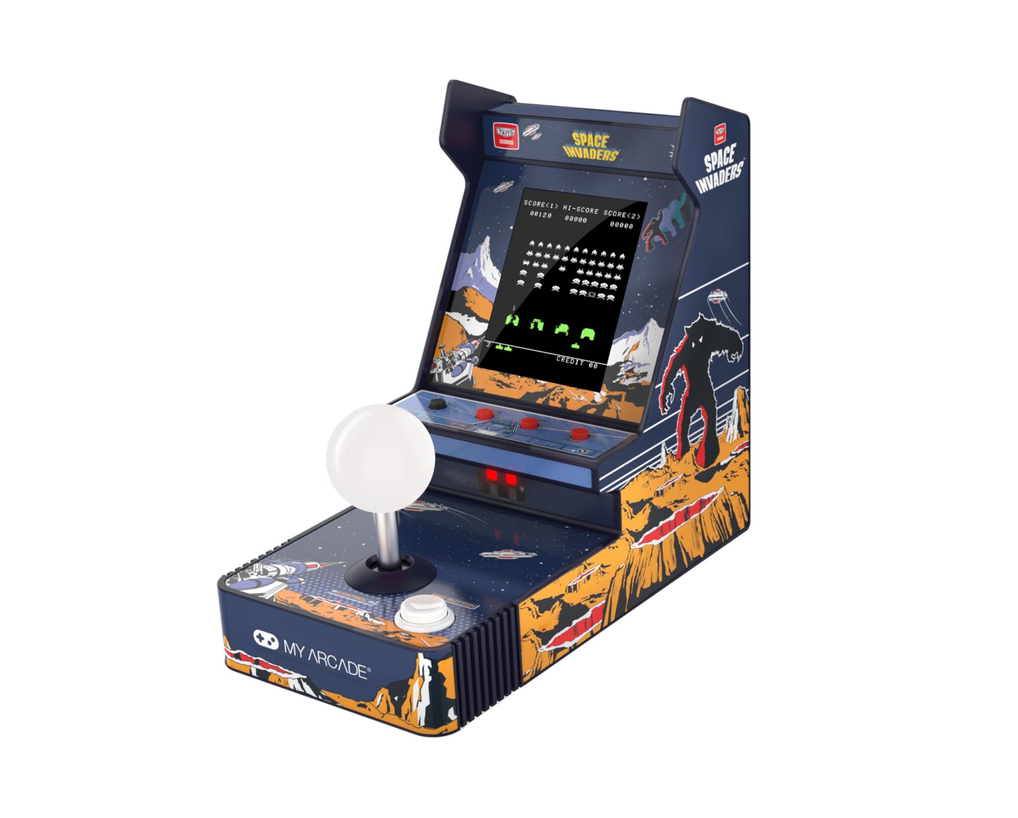 Space Invaders Joystick Player con display da 3,5"