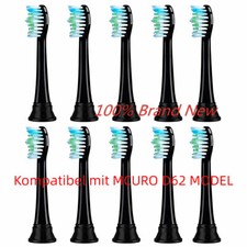 Confezione 10 Testine di Ricambio Compatibili con MCURO D62 MODEL Spazzolino Elettrico
