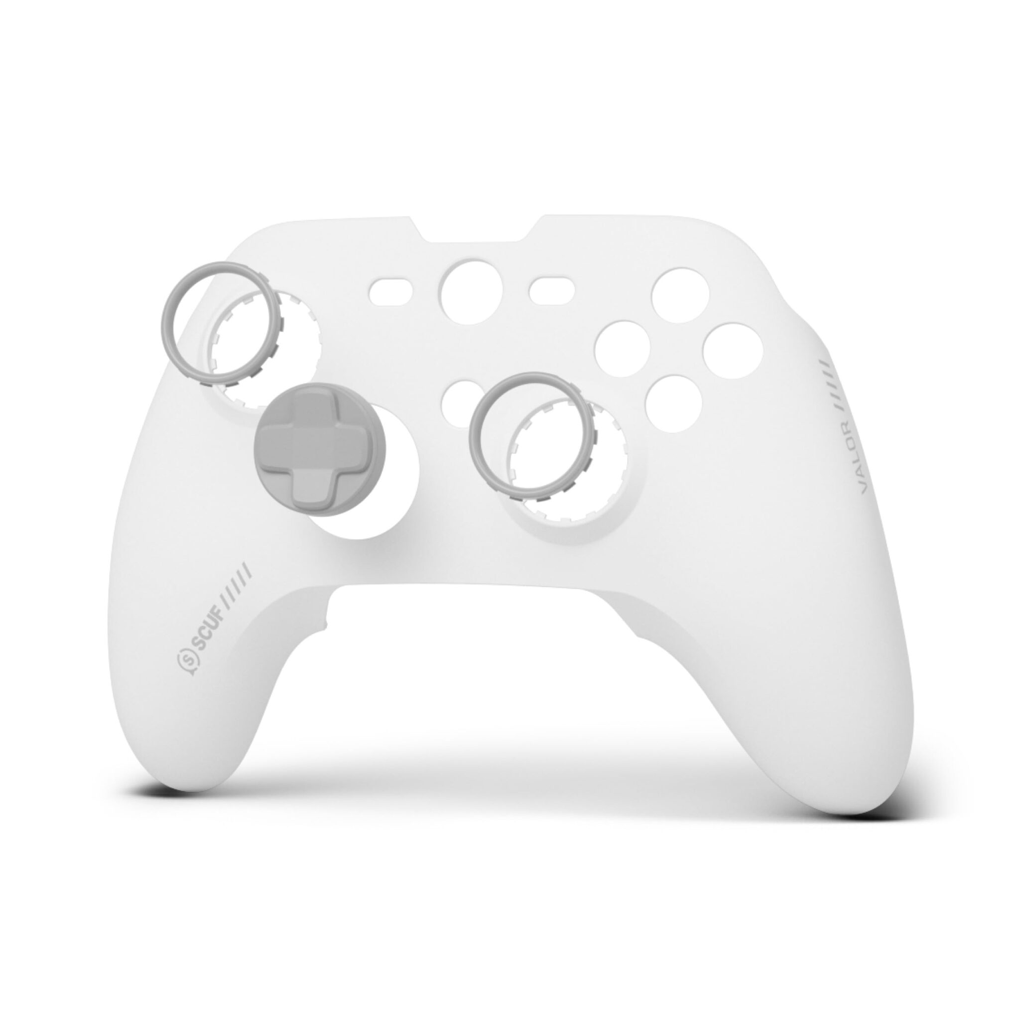 SCUF VALOR PRO Kit Coperture Frontali Rimovibili Per Controller – Bianco | Attacco Magnetico, Anelli Antifrizione