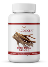 Estratto di Ginseng Panax Rosso 600 mg per capsula I 120 capsule vegane I nuovo