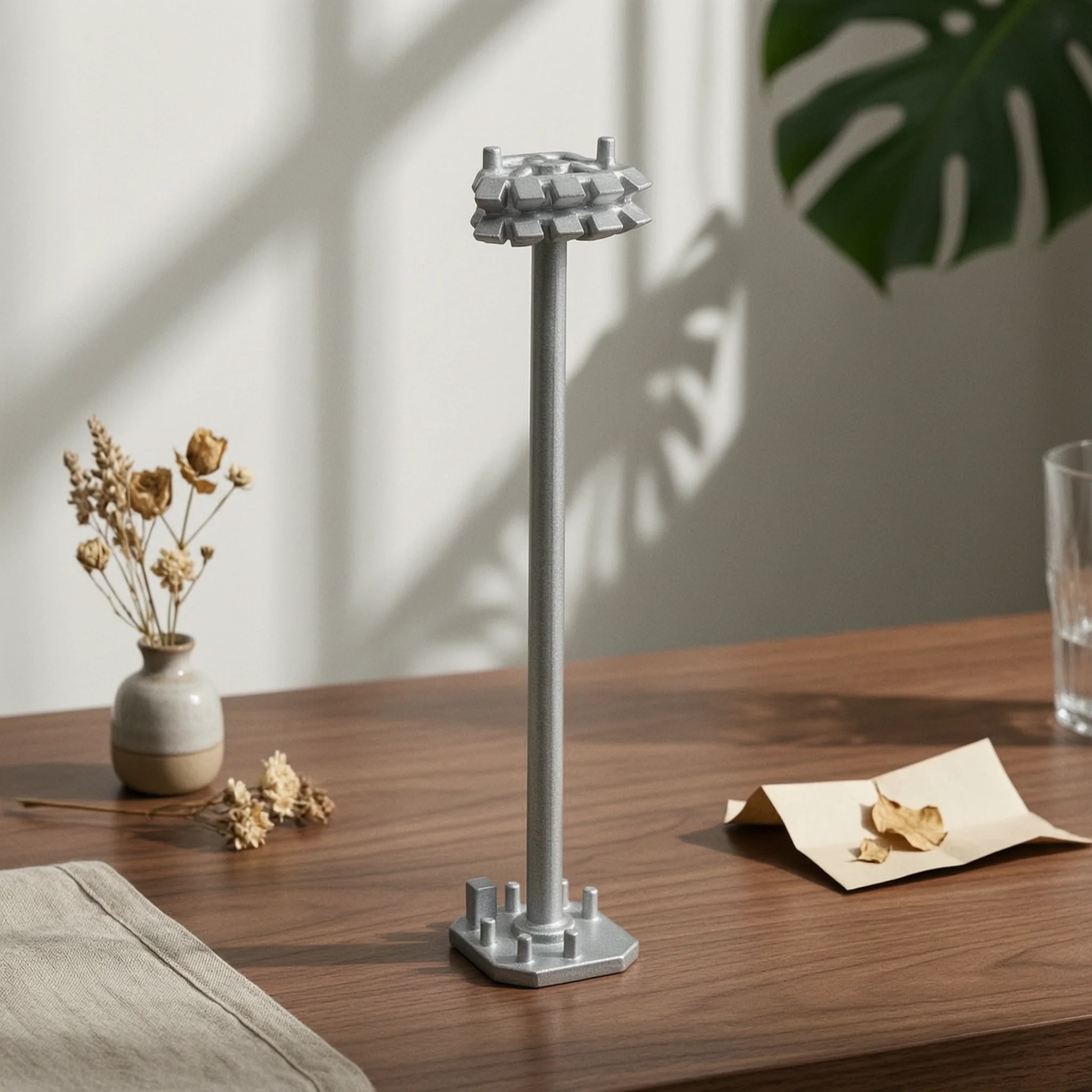 Moderno Faro Decorativo per Aeroporti con Base Quadrata per Modellisti