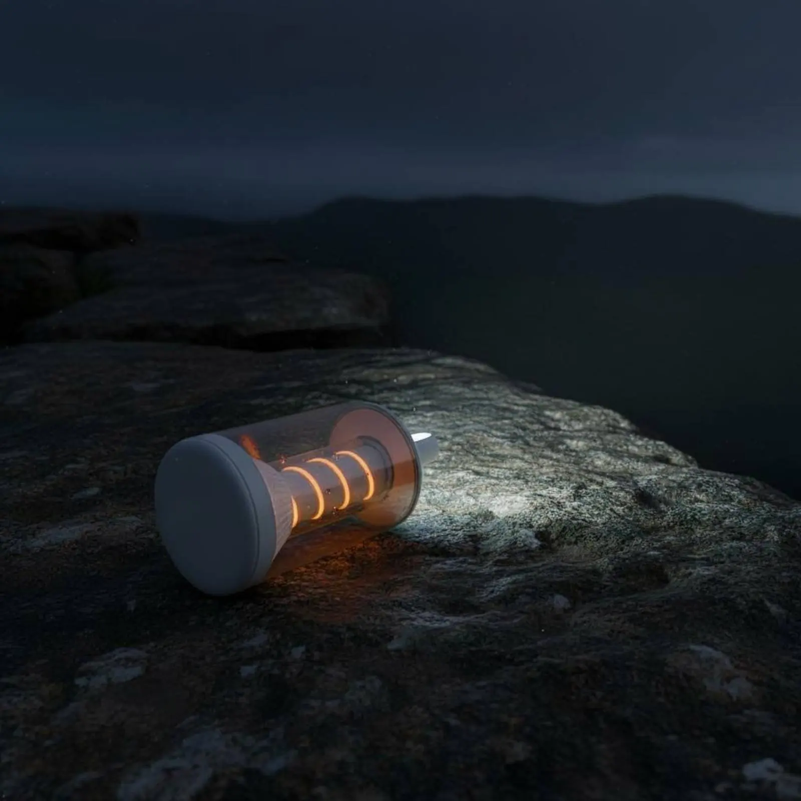 Lanterna Sospesa a Batteria 360 ° Lampada Ambientale Portatile con Sorgente Luminosa Staccabile, Lampada da Campeggio Montabile su Treppiede