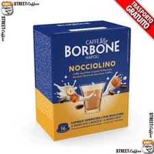 48 no 50 Capsule Caffè Borbone Nocciolino Cappuccin Compatibili Lavazza modo mio