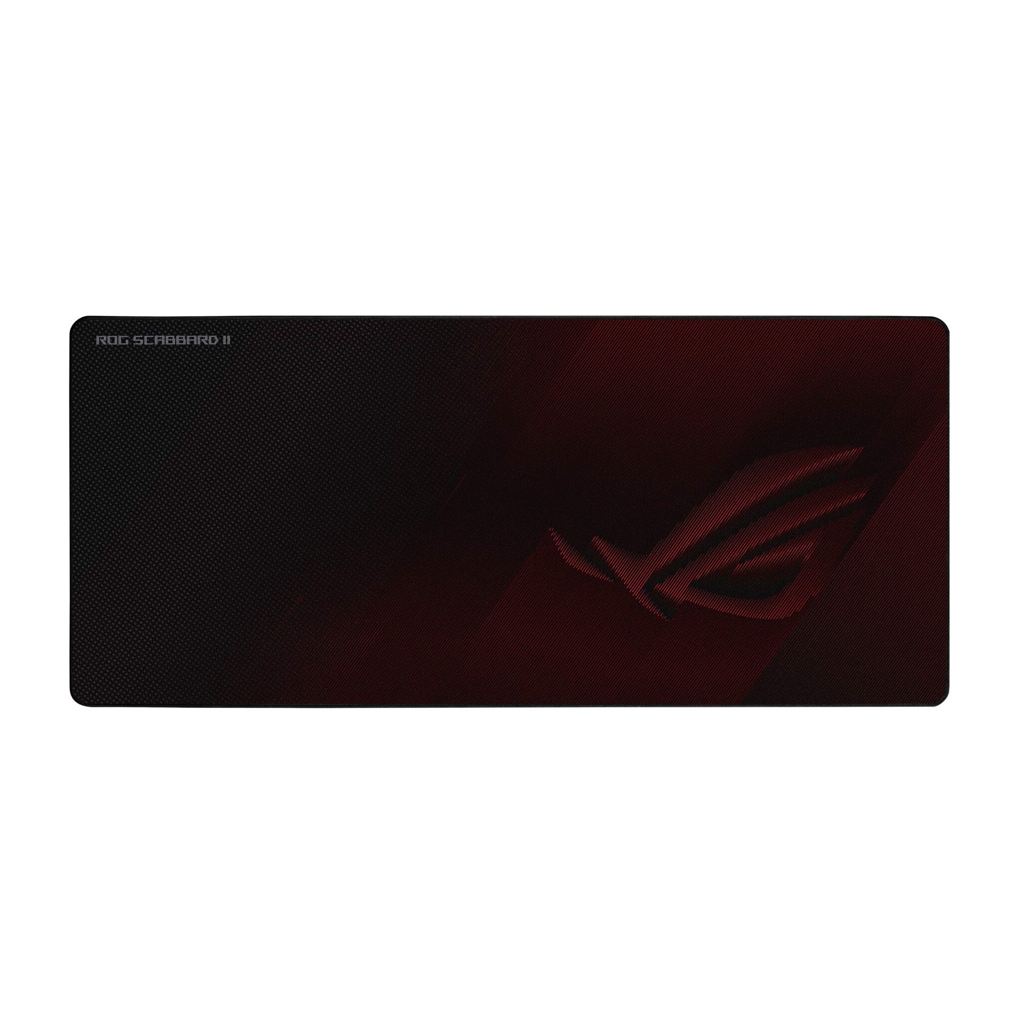 ASUS ROG SCABBARD II, Tappetino per Mouse da Gaming, Nero/Rosso | Impermeabile e Resistente a Liquidi, Urti e Graffi, Realizzato con Tecnologia Militare, Antiscivolo, Formato XXL