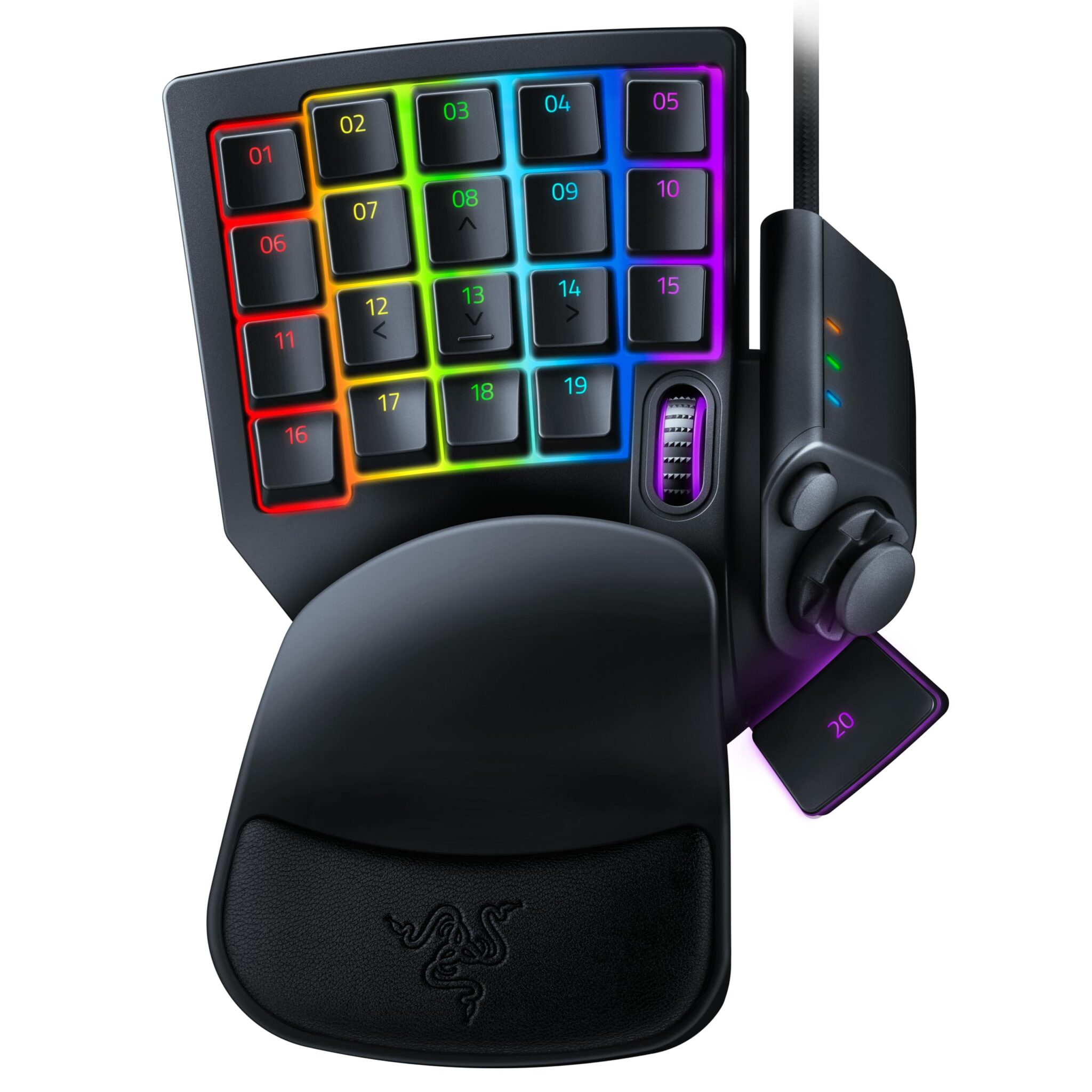 Razer Tartarus Pro - Tastiera dell'Interruttore Ottico Analogico modalità di fuoco rapido (32 Tasti Programmabili, 8 Profili, Lunghezza Macro Illimitata e Memorizzazione del Profi…