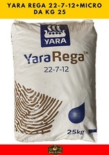 YARA REGA 22-7-12 + Micro – Concime Idrosolubile 25 kg Granuli Solubili