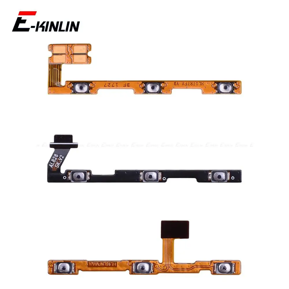 Interruttore di Alimentazione ON OFF Tasto Muto Silenzioso Pulsante Del Volume Nastro Del Cavo Della Flessione Per HuaWei Y9 Y7 Y6 Pro Y5 Prime lite GR5 2017 2018 2019