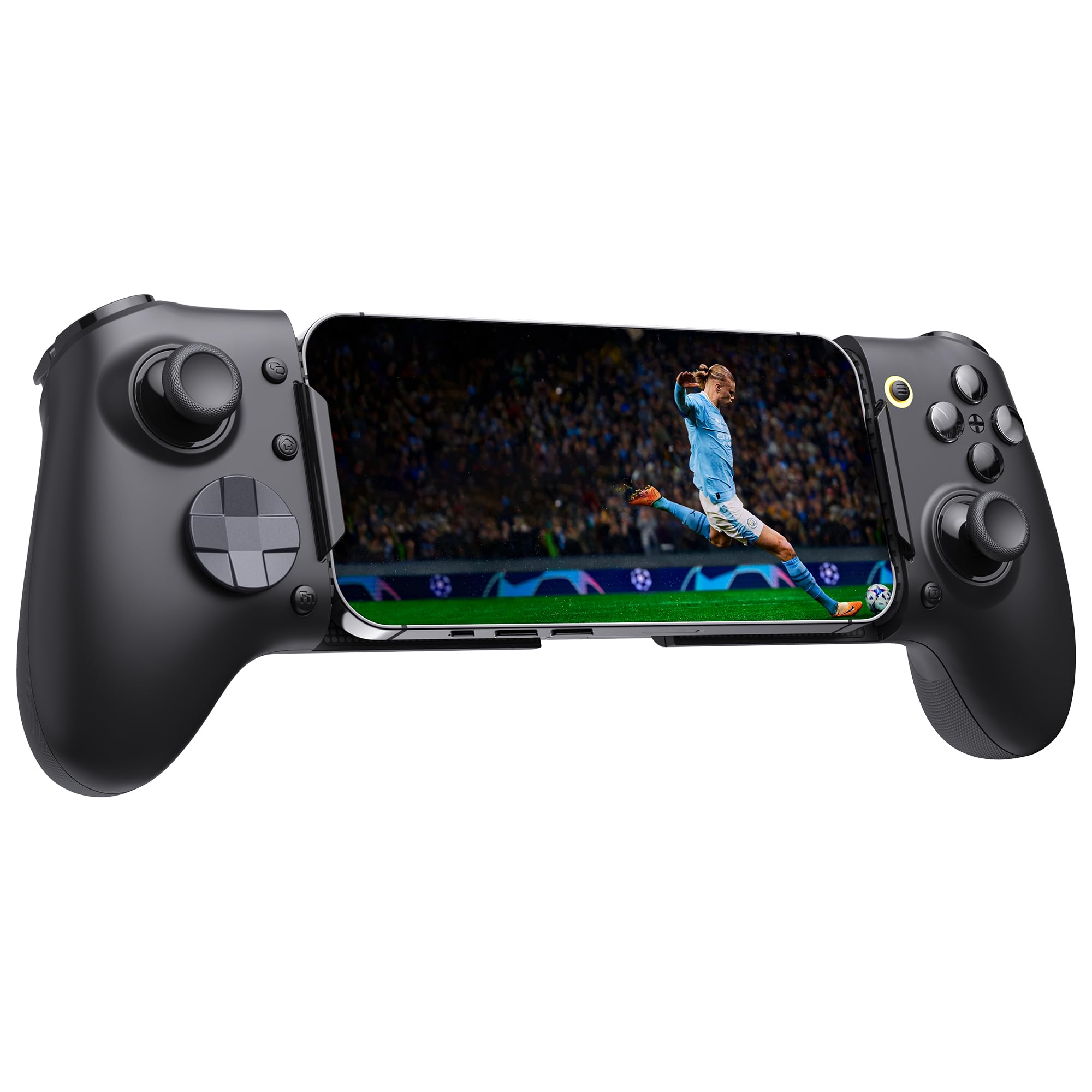 EasySMX Controller mobile M20 con USB-C per iPhone, smartphone Android e tablet 8,5", controller per smartphone con joystick a effetto Hall/grilletto a due stadi, doppi motori di…