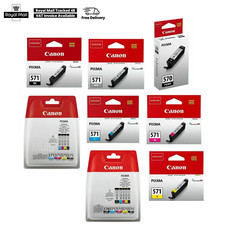Canon PGI-570 PGBK CLI-571 CMYK cartucce inchiostro originali per Pixma MG6853 LOTTO