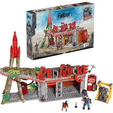 MEGA Fallout Red Rocket set completo di giocattoli da costruzione e personaggi