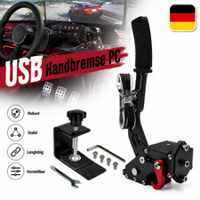 Freno a mano USB freno a mano per Racing Games Wheel Stand nero montaggio a morsetto PC ITA