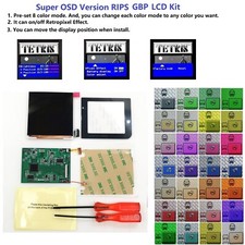 Schermo LCD Super OSD RIPS retroilluminato IPS per console Game Boy Pocket GBP