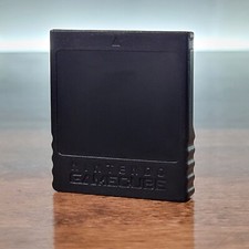 Scheda di memoria ufficiale Nintendo GameCube nera 251 blocchi (DOL-014) OEM originale