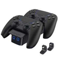 Venom PS5 Charging Dock - Stazione di Ricarica Controller Doppio Dock - Nero