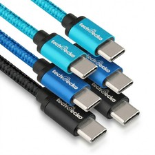 Cavo di ricarica ultra veloce da USB C a USB C Type-C cavo intrecciato 0,2 m 0,5 m 1 m 2 m 3 m