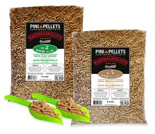 PINI Legno Duro Pellet Rovere 15 Kg + Faggio 15 Kg per Barbecue Affumicatore Forno Pizza