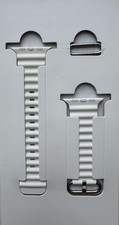 NUOVO Cinturino Originale Apple Watch - Cinturino Ocean (49mm) - Bianco - Regolare, SCATOLA APERTA