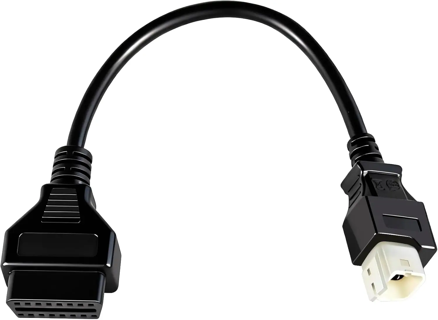 Adattatore OBD per Moto, Connettore Diagnostico OBD2 (K-Line) J1962 a 4 Pin per Motociclette Honda