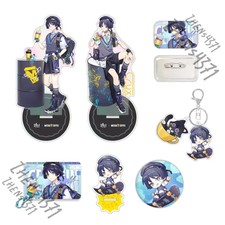 Wanderer Genshin Impact anime acrilico figura supporto portachiavi ciondolo distintivo regalo