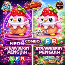 🧁 Combo Neoon Fragola Pinguino + FR Fragola Pinguino NFR | Adpt M3e Economico
