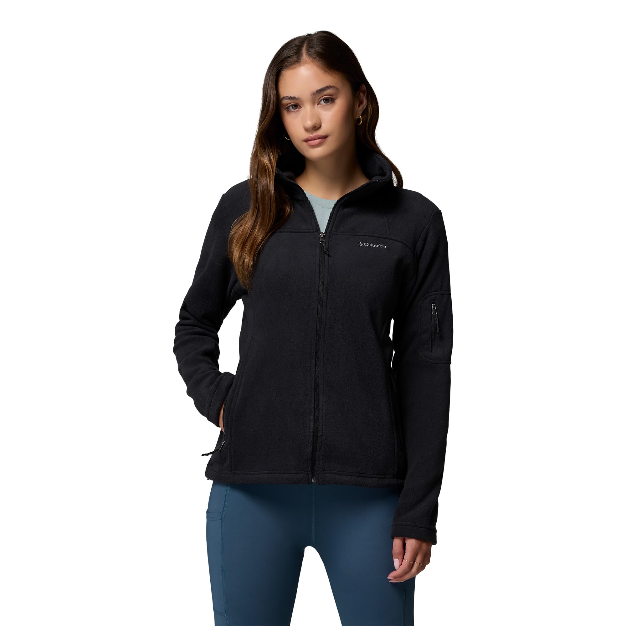 Columbia Fast Trek II Jacket, Giacca In Pile Con Cerniera Intera Donna
