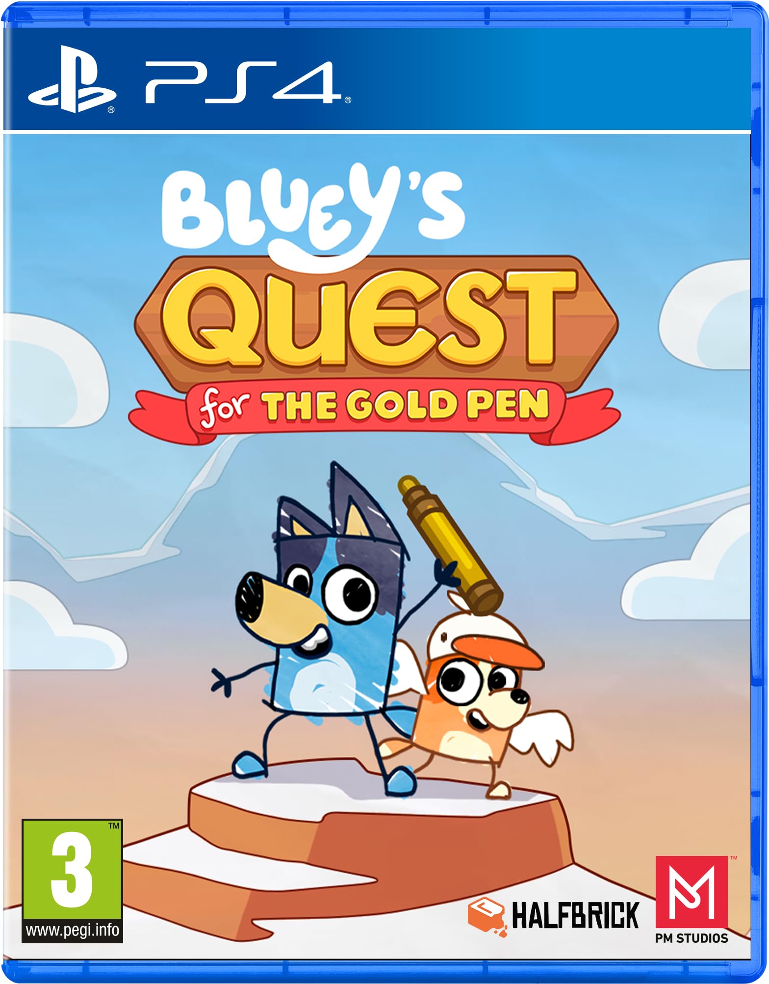 Bluey's Quests for the Gold Pen - PS4