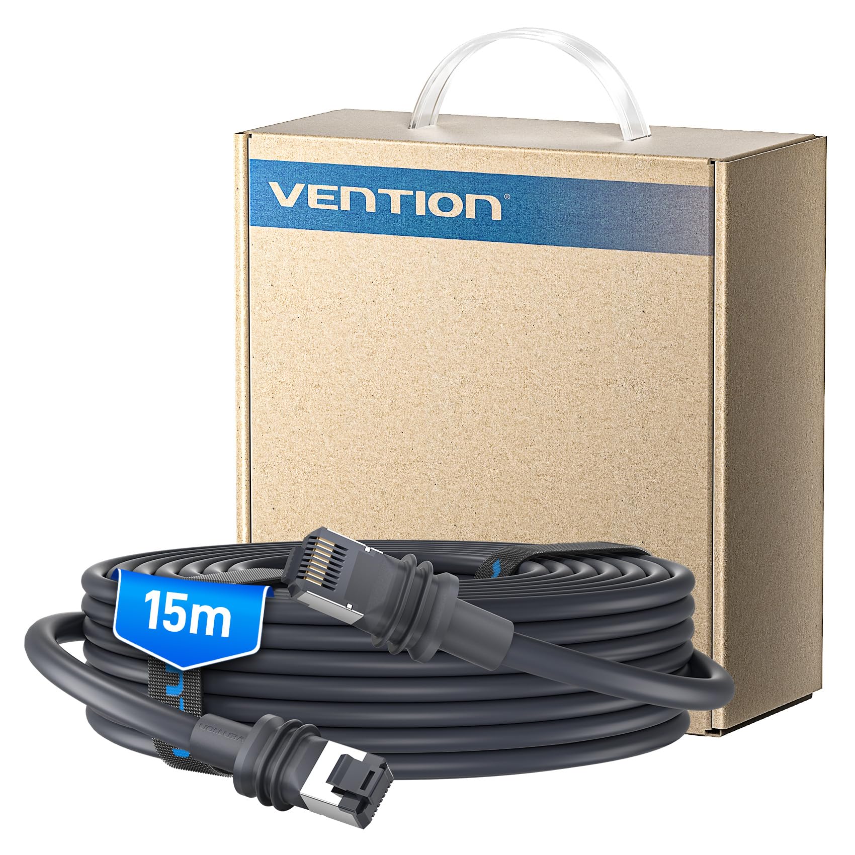 VENTION Cavo Starlink Gen 3 15m – Prolunga Ethernet impermeabile, resistente ai raggi UV, per Starlink Standard Actuated Gen 3 / Satellite V3, ricambio Ethernet Starlink Gen 3