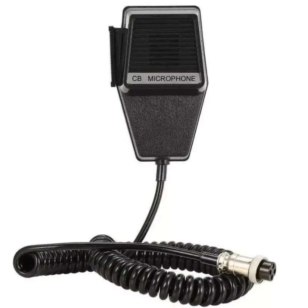 Microfono Altoparlante CM4 CB, Altoparlante Portatile con Radio Integrata, Microfono Compatibile con Radio a Due Vie a 4 Pin
