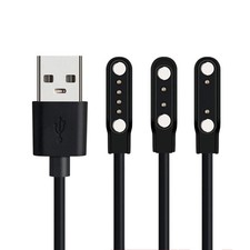 Caricabatteria Smart Watch Magnetico Universale 2Pin Cavo di Ricarica USB 4mm 7,62mm