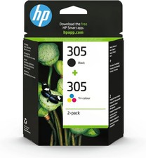 HP 305 Confezione da 2 cartucce di inchiostro originali nero/tricolore - 6ZD17AE