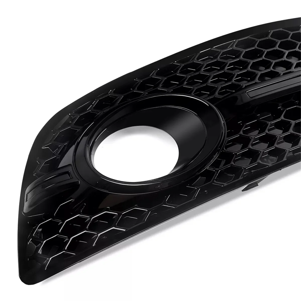 # Parti e accessori automobilistici 33C, 1 paio di griglie di copertura fendinebbia a nido d'ape nero brillante per Audi Q5 8R,