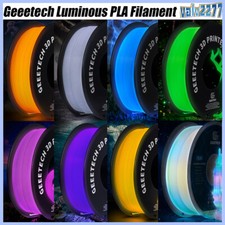 Geeetech filamento luminoso per stampante 3D PLA 1,75 mm 1 kg incandescenza al buio DE