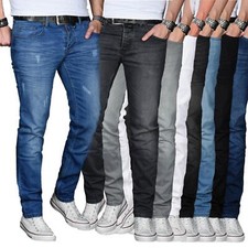 Jeans uomo firmati A. Salvarini pantaloni basic elasticizzati pantaloni jeans regular slim nuovi
